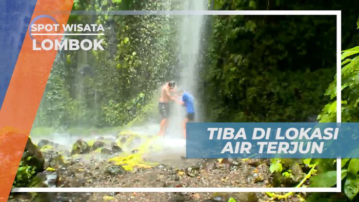 Air Terjun Benang Kelambu, Menikmati Kesegaran Air Kaki Gunung Rinjani, Lombok
