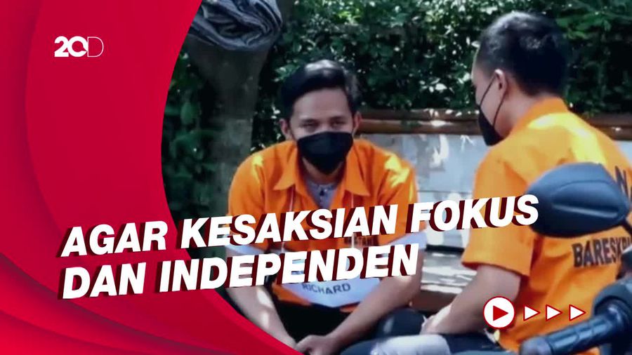 Dikonfrontasi dengan Putri, Bharada E Beri Kesaksian Melalui Zoom
