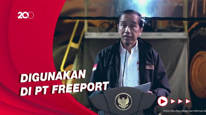 Jokowi Pamerkan Teknologi 5G Mining Pertama di Asia Tenggara