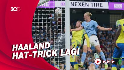 Trigol Haaland Saat Man City Bantai Nottingham