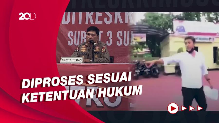 Polisi yang Suruh Wartawan Bicara ke Pohon Ditindak Tegas