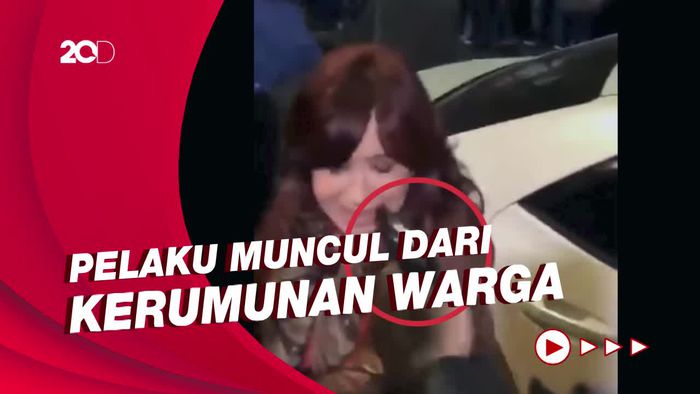 Wapres Argentina Ditodong Pistol di Depan Muka