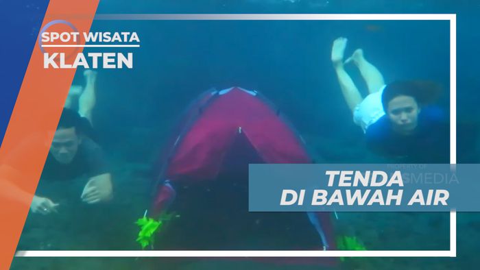 Wisata Unik Tenda Bawah Air di Umbul Kapilaler, Klaten