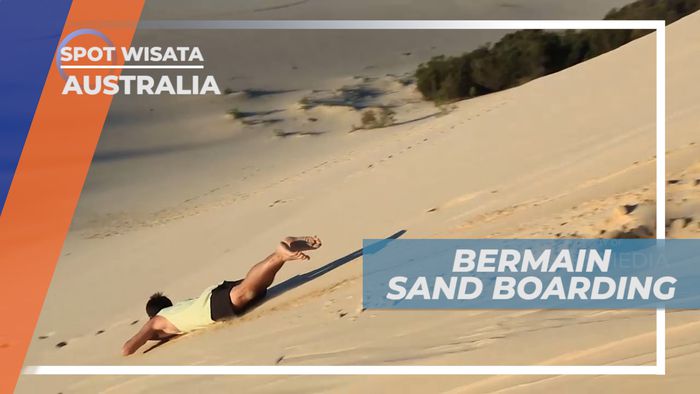 Sand Tobboganing, Serunya Sensasi Berselancar di Atas Hamparan Padang Pasir, Australia