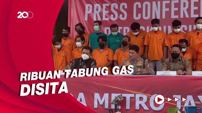 Oplos LPG Nonsubsidi Pakai LPG Bersubsidi, 16 Orang Ditangkap Polisi