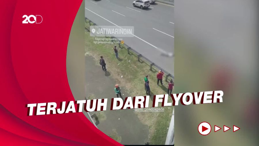 Heboh Pria Diduga Bunuh Diri Ditemukan Tergeletak di Tol Japek