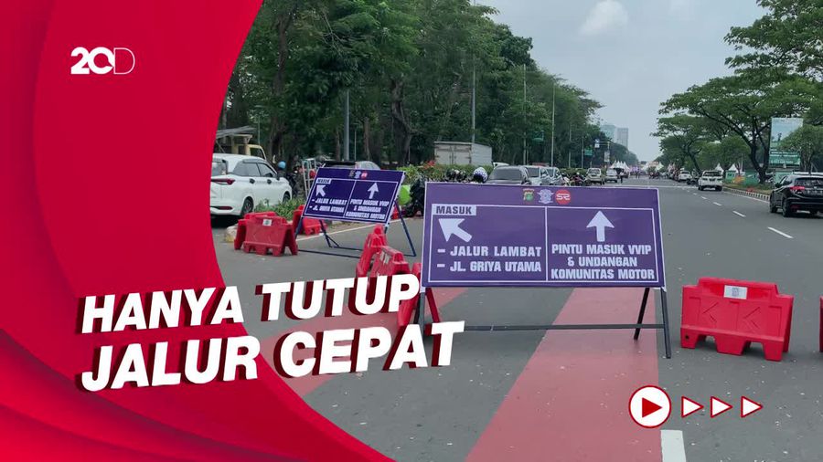 Jalan Kemayoran Ditutup Jelang Gelaran Street Race