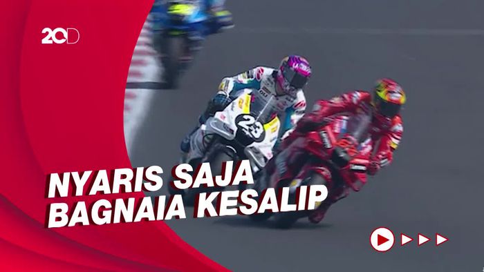 Duel Seru Bagnaia Vs Bastianini di Lap Terakhir MotoGP San Marino