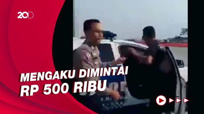 Viral Cekcok di Tol Gresik, Pengendara Mengaku Dipalak Polisi