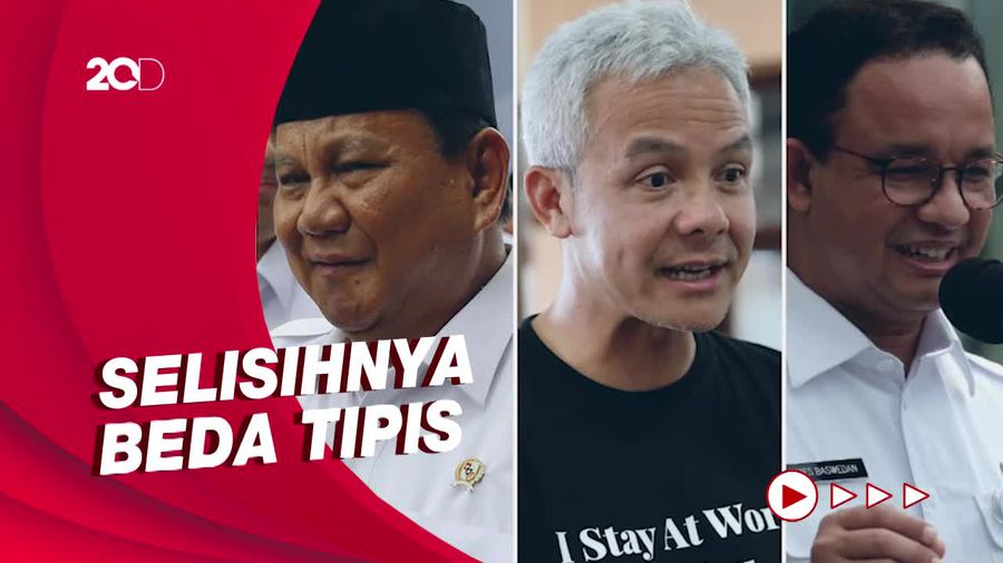 Survei Capres LSI: Ganjar Nomor Wahid Disusul Prabowo dan Anies