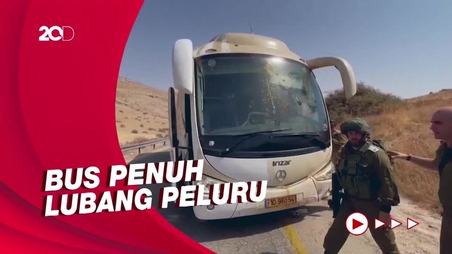 Dua Warga Palestina Tembaki Bus Berisi Tentara Israel di Tepi Barat