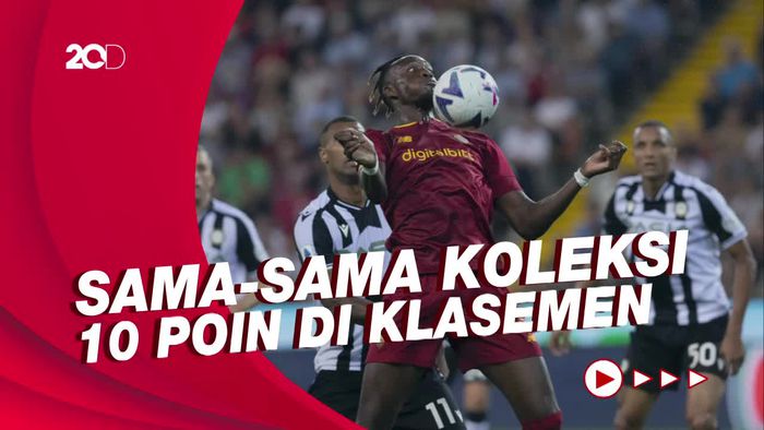 AS Roma Dibantai Udinese 4-0