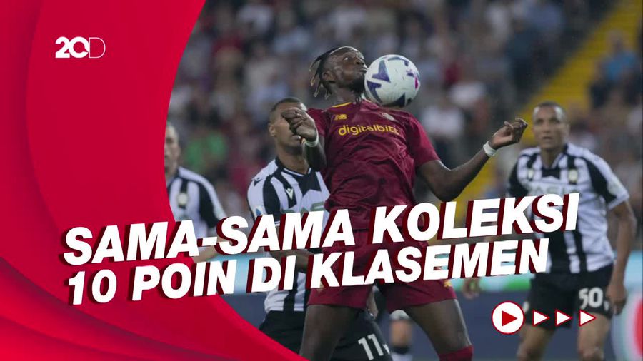AS Roma Dibantai Udinese 4-0