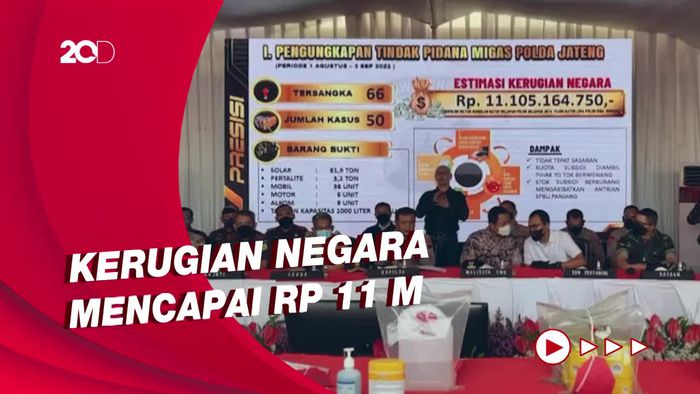 Polda Jateng Ungkap Kasus Penimbunan 80 Ton Lebih BBM Bersubsidi