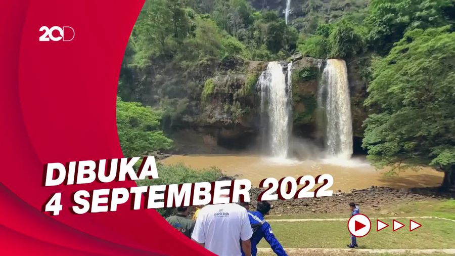 Kawasan Curug Sodong di Sukabumi Resmi Beroperasi