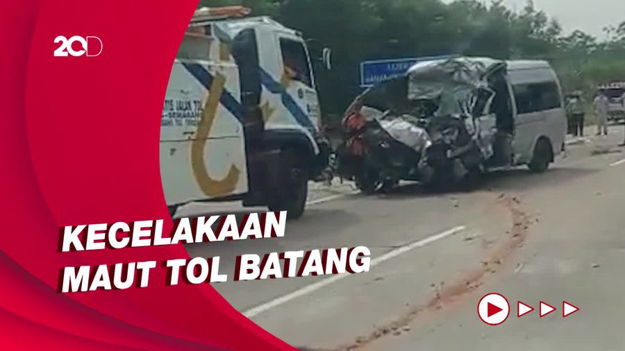 Ringseknya Kendaraan Terlibat Kecelakaan Maut di Tol Batang