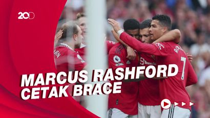 Manchester United Hajar Arsenal 3-1, Antony Cetak Gol