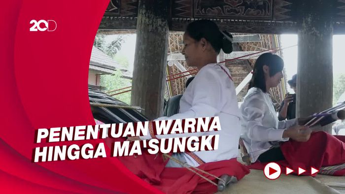 Melihat Proses Pembuatan Sambu, Tenun Warisan Leluhur di Mamasa