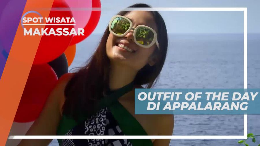 Outfit of The Day di Pantai Appalarang Makassar Sulawesi Selatan