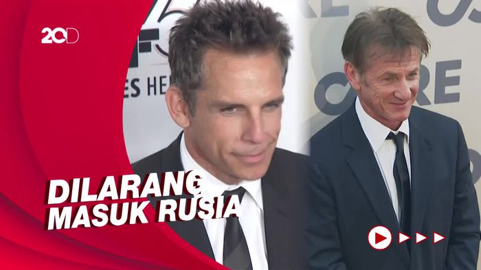 Rusia Beri Sanksi Personal ke 25 Warga AS, Termasuk Sean Penn dan Ben Stiller