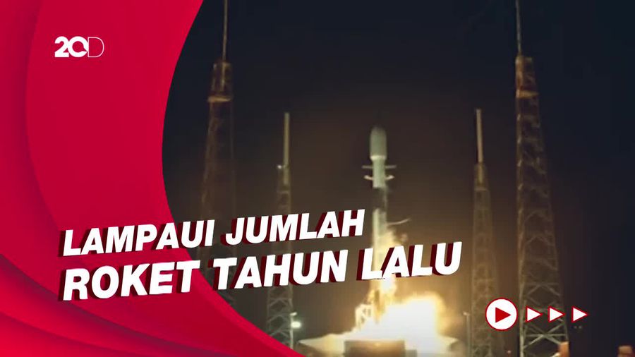 Pecah Rekor! SpaceX Luncurkan Misi ke-40 di Tahun Ini