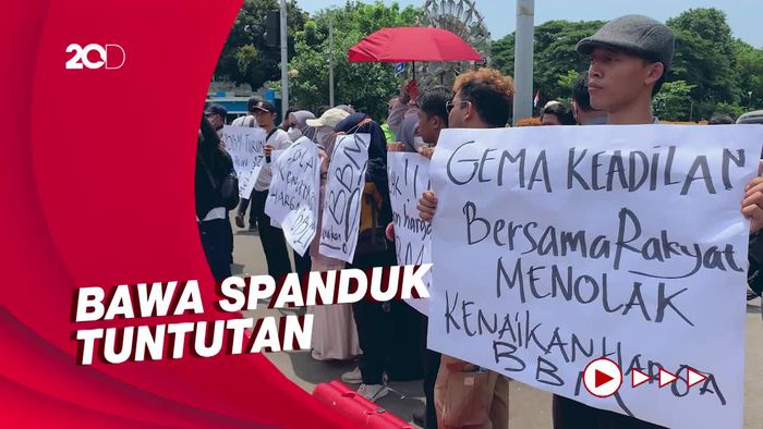 Demo Tolak Kenaikan BBM, Massa Mulai Berkumpul di Kawasan Patung Kuda