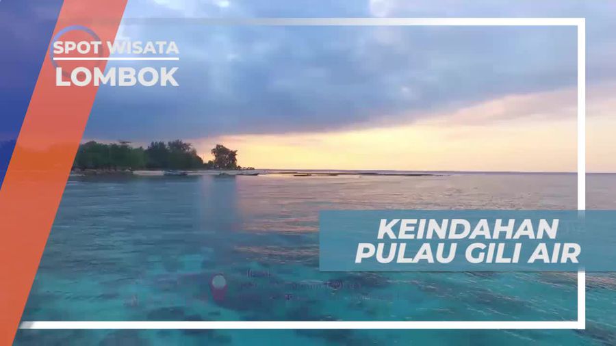 Panorama Keindahan Pulau Gili Air Lombok Nusa Tenggara Barat
