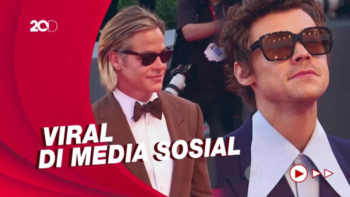 Chris Pine Bantah Diludahi Harry Styles di Venice Film Festival