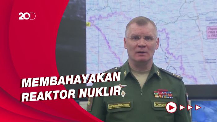 Rusia Tuding Ukraina Luncurkan Serangan ke Reaktor Nuklir Zaporizhzhia