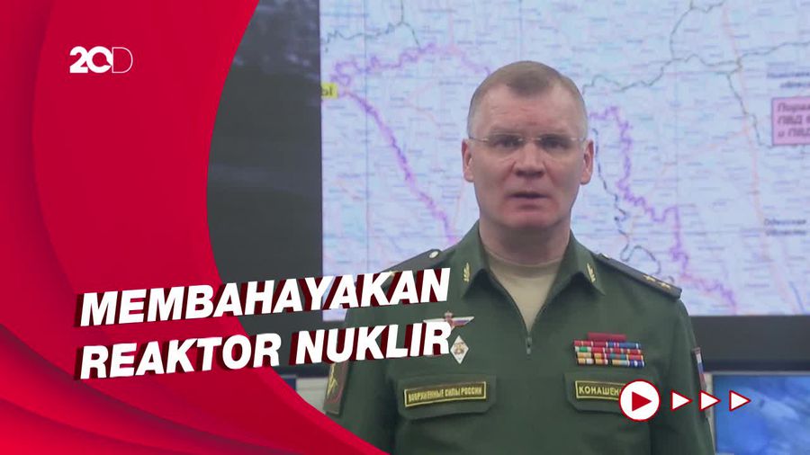 Rusia Tuding Ukraina Luncurkan Serangan ke Reaktor Nuklir Zaporizhzhia