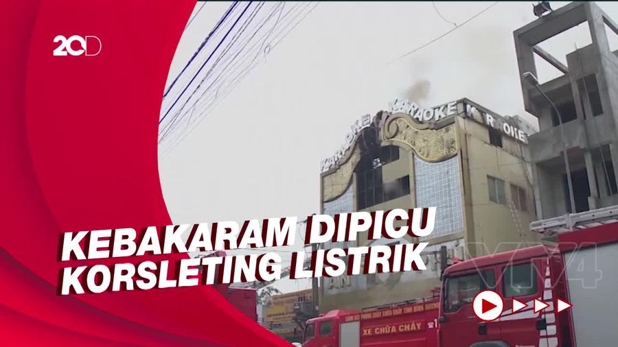 32 Orang Tewas Akibat Kebakaran Melanda Tempat Karaoke di Vietnam
