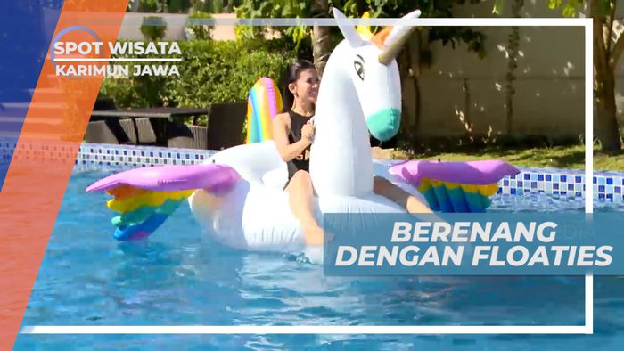 Berenang Seru di Kolam Hotel Karimunjawa