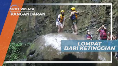 Terjun Bebas Di Green Canyon Pangandaran