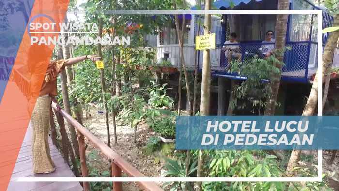 Penginapan dengan Suasana Alam yang Sangat Asri, Pangandaran