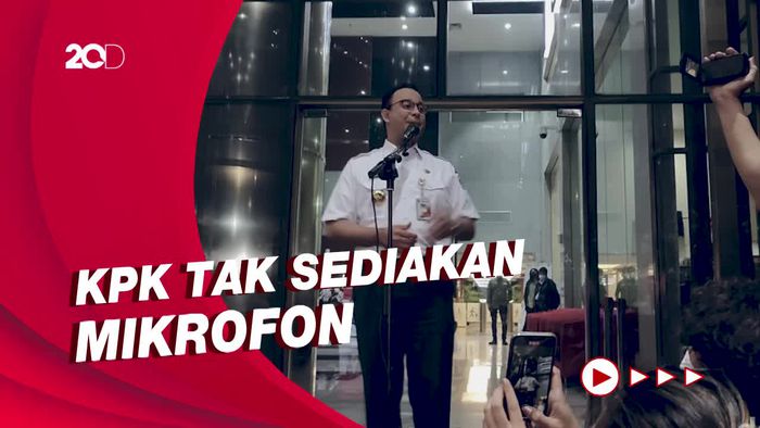KPK Bicara soal Sediakan Mikrofon untuk Anies Usai Diperiksa