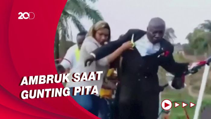 Jembatan di Kongo Ambruk Persis saat Diresmikan
