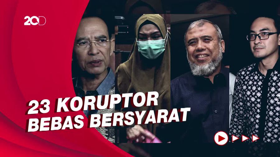 Ramai-ramai Rombongan Napi Korupsi Keluar Bui Usai Dapat Remisi