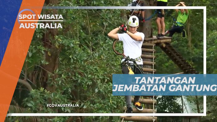 Uji Nyali Taklukkan Berbagai Tantangan di Jembatan Gantung, Australia