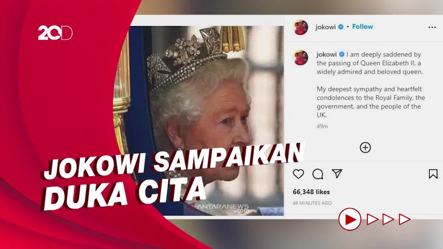 Jokowi Berduka Ratu Elizabeth II Wafat: Seorang yang Dikagumi