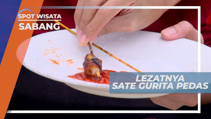 Menikmati Lezatnya Sate Gurita Dengan Saos Pedas Penggugah Selera, Sabang