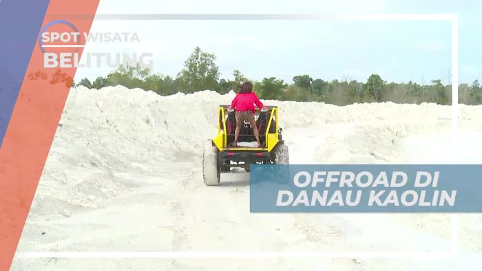 Memacu Adrenalin Offroad di Danau Kaolin Belitung