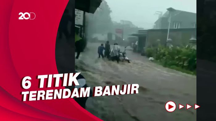 Penampakan Tangerang Selatan Dikepung Banjir