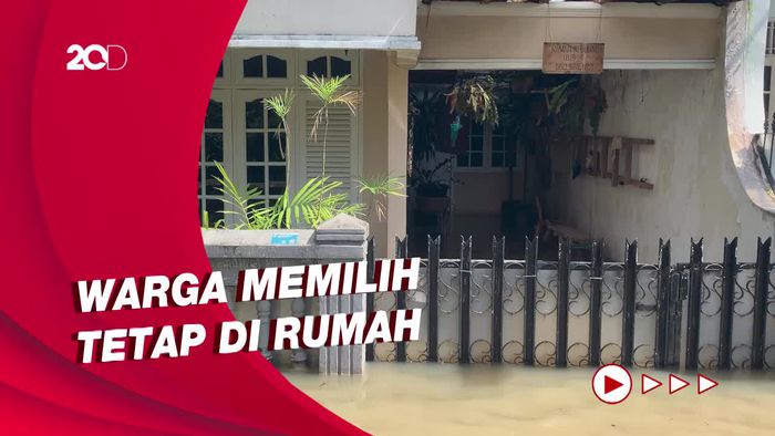Masih Terendam Banjir, Begini Penampakan Perumahan Ciledug Indah Tangerang