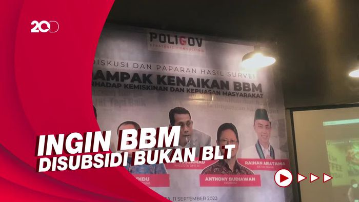 Survei Poligov: 80% Responden Tak Setuju Subsidi BBM Dialihkan Jadi BLT