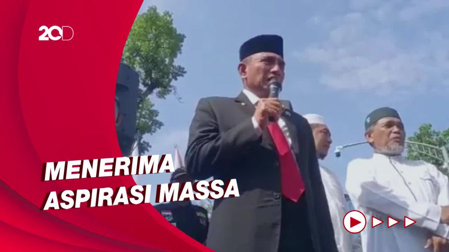 Temui Massa Tolak BBM Naik, Gubsu Edy Diminta Jadi Presiden