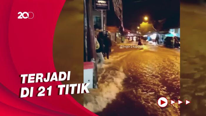 Bogor Dilanda Banjir dan Longsor Gegara Hujan Deras