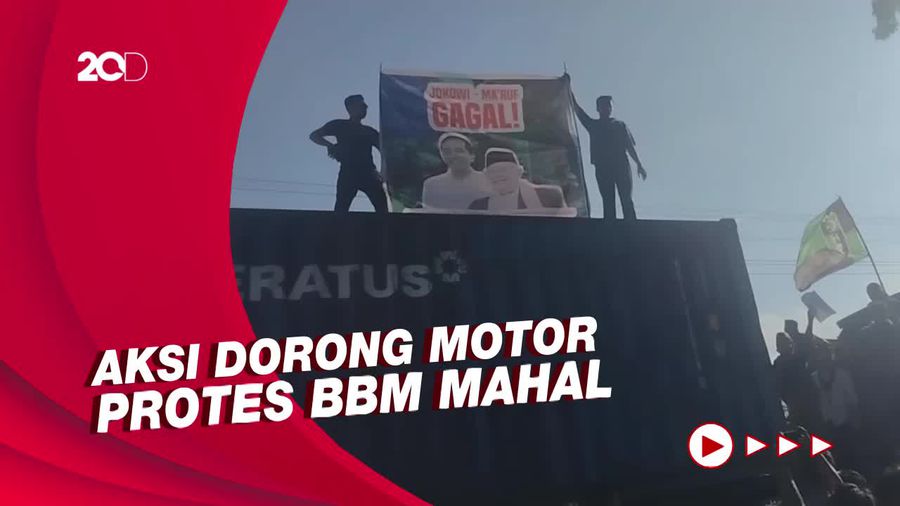 Demo Tolak BBM Naik di Asahan: HMI Naiki Truk, Bawa Spanduk Jokowi Gagal