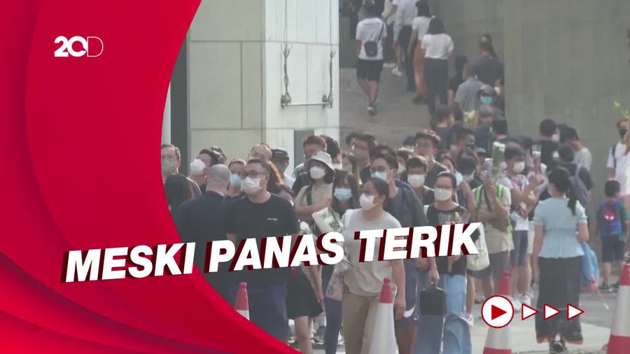 Antrean Panjang Warga Hong Kong Ingin Berbelasungkawa untuk Ratu Elizabeth II