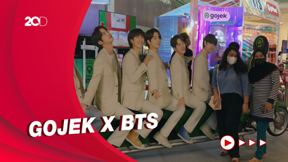 Gojek Gandeng BTS Gelar Pameran Gojek Space Installation