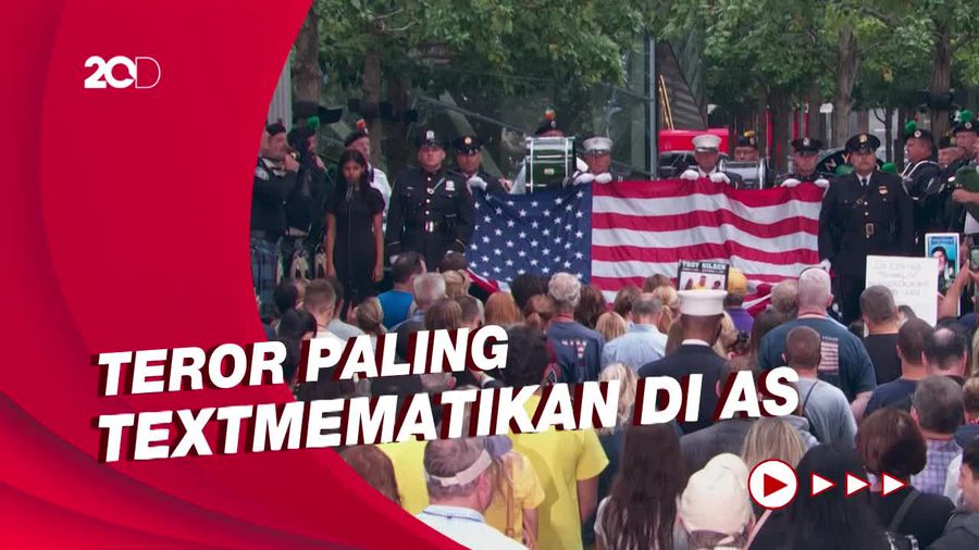 Momen Haru Peringatan 21 Tahun Kejadian Teror 9/11 di Gedung WTC Amerika